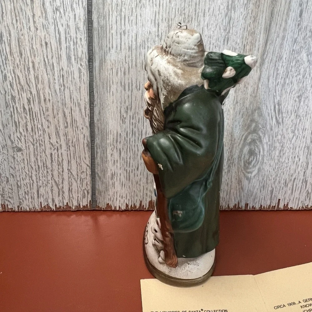 Vtg Memories of Santa Christmas Ornaments‎ In Box Hand Painted #8446